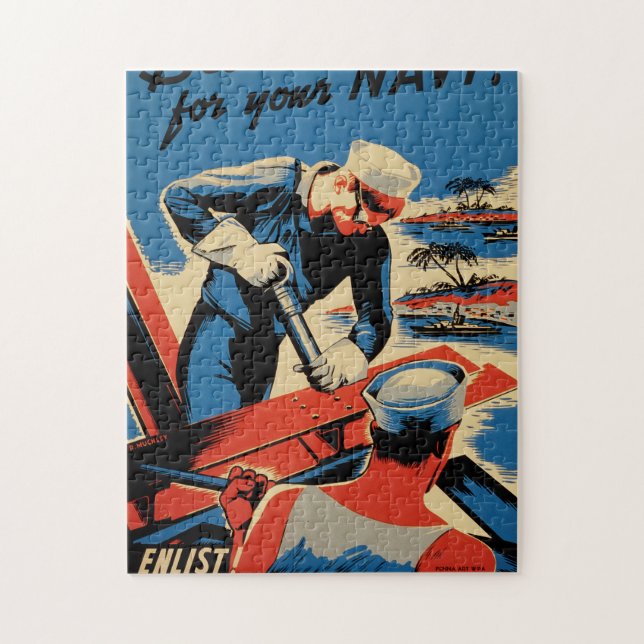 Byggande för din marin! pussel (Vertikal)