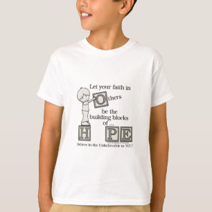 Byggande HOPE-block T-shirt