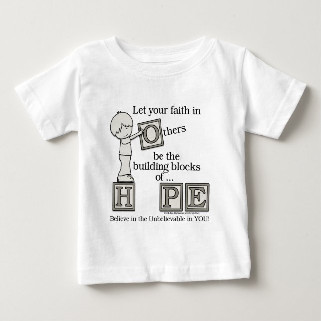 Byggande HOPE-block Tee (Framsida)