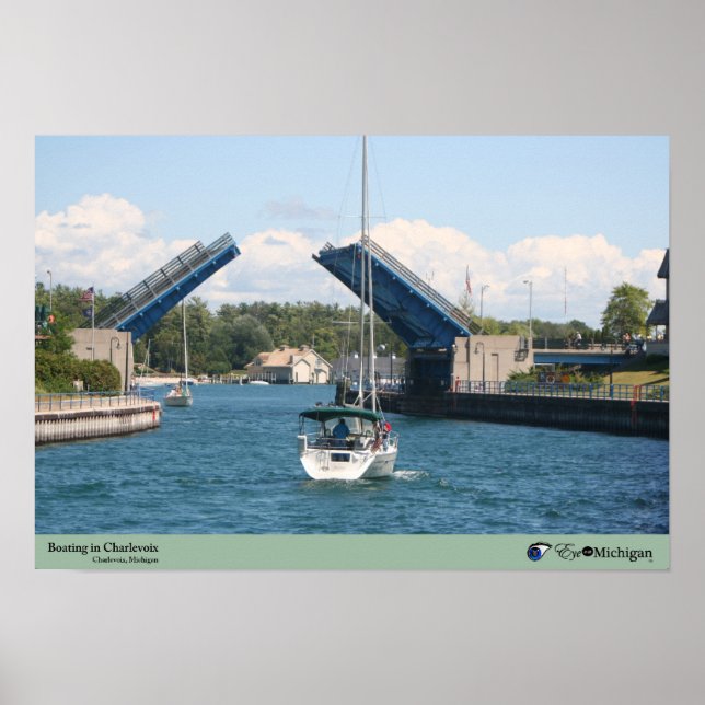 Byggande i Charlevoix - Charlevoix, MI Poster (Framsidan)