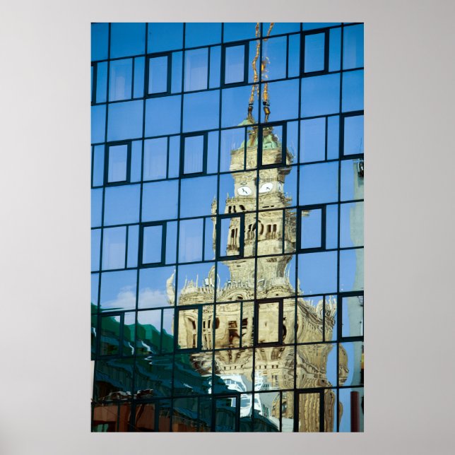 Byggande reflektioner poster (Framsidan)