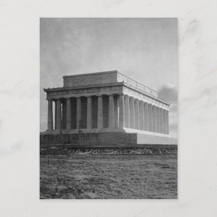 Byggandet av Lincoln Memorial (1920) Vykort
