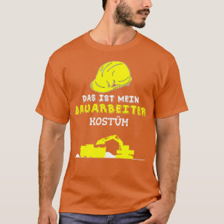 Byggarbetarens kostnad Halloween-karnival par T Shirt