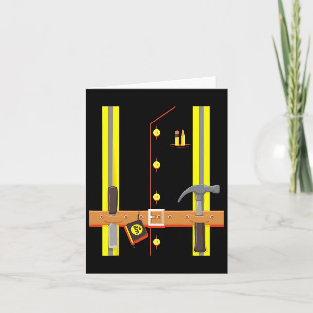 Byggarbetskostnad för boys Kids Hallowee Kort (Framsida)