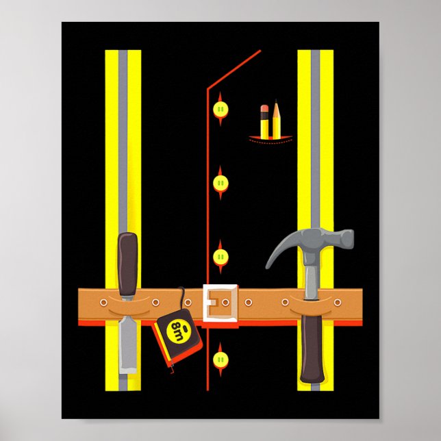 Byggarbetskostnad för boys Kids Hallowee Poster (Framsidan)