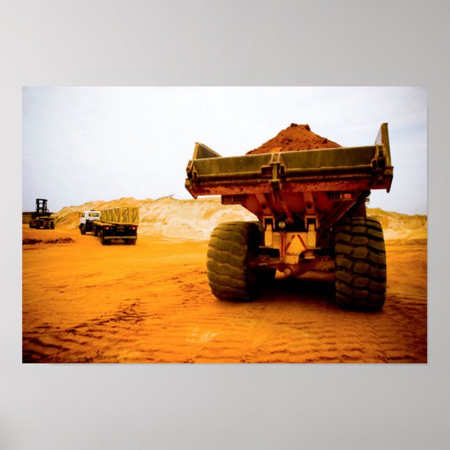 Byggarbetsplats, Luanda, Luanda-provinsen Poster (Framsidan)