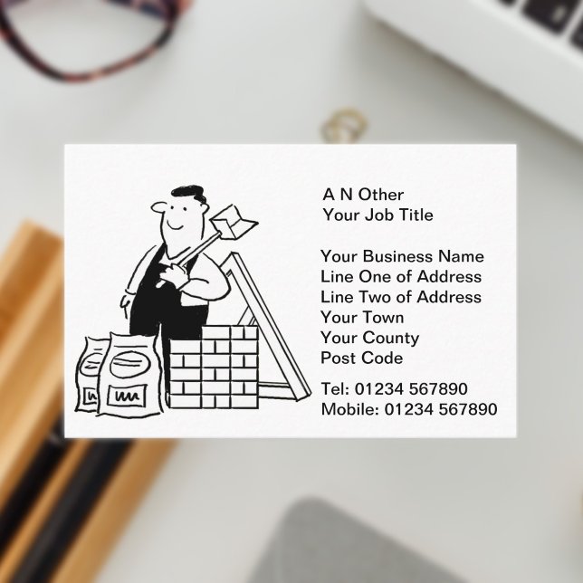 Byggare & Byggservice Visitkort (General Builder Business Card)