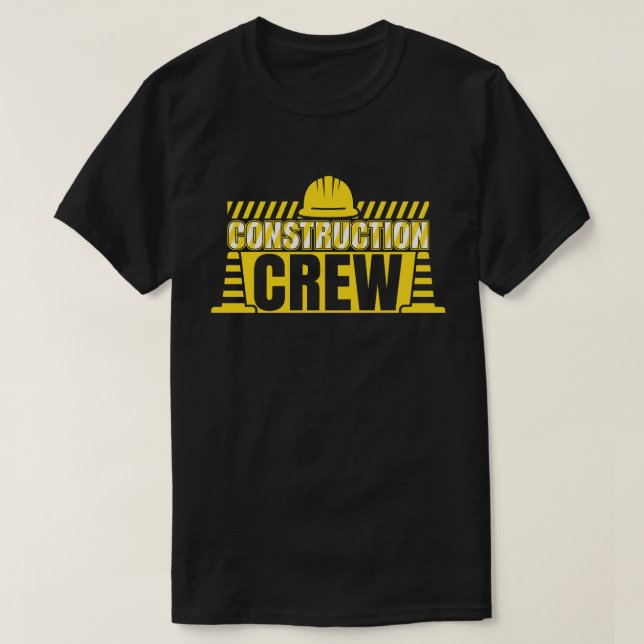 byggbesättning t shirt (Design framsida)