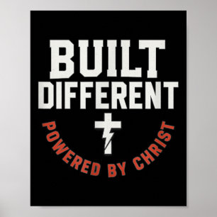 Byggd annorlunda Driven av Kristus Kristna Filip Poster