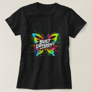 Byggd annorlunda fjärilströja 0047699-FB T Shirt