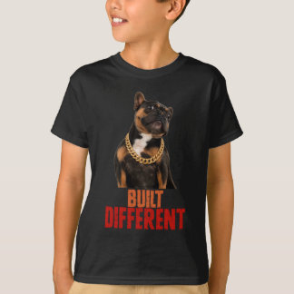 Byggd annorlunda fransk bulldoggtröja | Pibble T Shirt