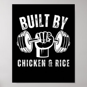 Byggd Av Kyckling Och Ris Poster