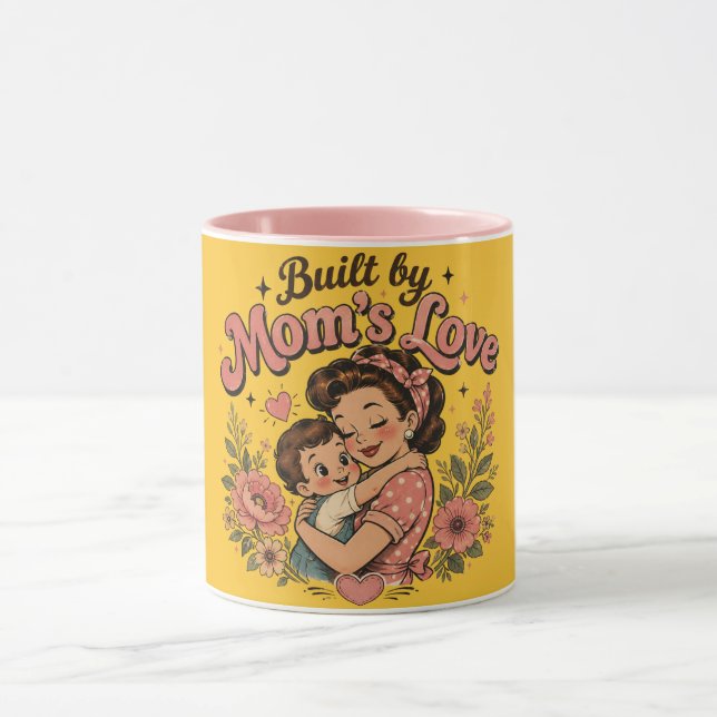 Byggd av Mamas Kärlek | Värmerikt Gåva Mugg (Center)