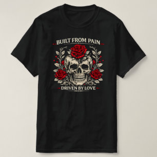Byggd av smärta, driven av kärlek - en antik dödsk t shirt
