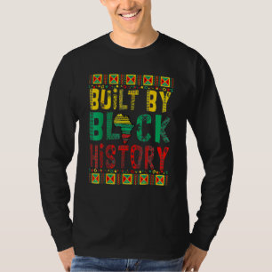 Byggd av svart historia BHM afrikansk stolthet mån T Shirt