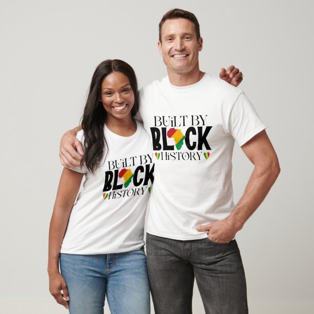 Byggd av svart historia t shirt (Unisex)