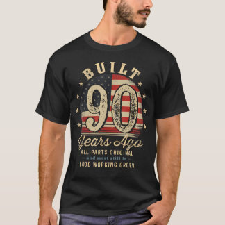 Byggd för 90 år sedan Roligt 90-årsfirande Usa T Shirt