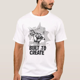 Byggd för att Skapa T Shirt