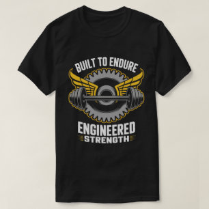 Byggd för att uthärda Winged Wheel Fitness T-shirt