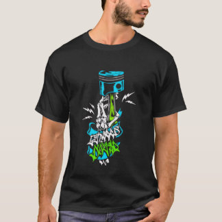 Byggd för att vara högljudd mekaniker skjorta t shirt