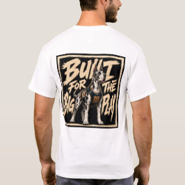 Byggd För Det Stora Spelet Great Dane Konst T Shirt
