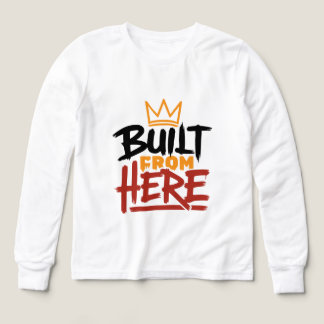 Byggd Härifrån Uttryck För Stolthet & Äkthet T Shirt