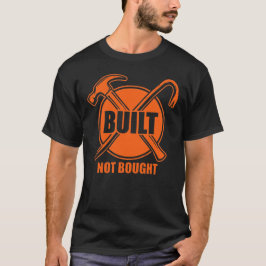 Byggd Inte Köpt Blåstrumpegåva T Shirt