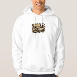 Byggd Inte Köpt Snickare Grunge Hoodie