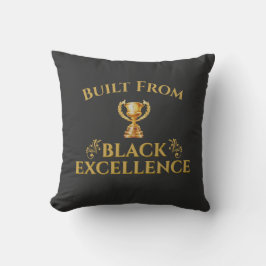 Byggd på Black Excellence Legacy Kudde