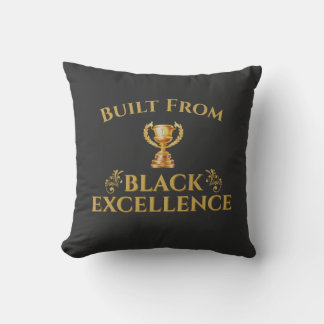 Byggd på Black Excellence Legacy Kudde