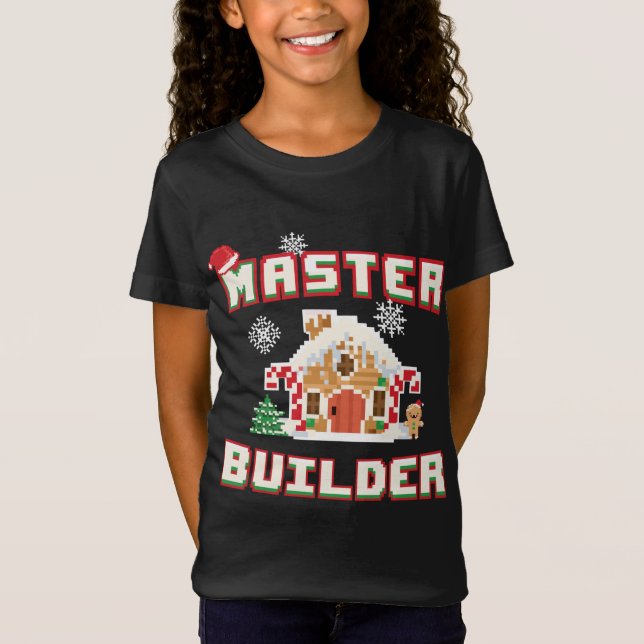 Byggdei för Gingerbröd House T Shirt (Framsida)
