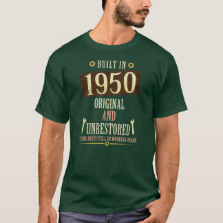 Byggdes 1950, ursprungligt och ej återställt t shirt
