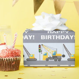 Bygge av barn Lastbil födelsedag Presentpapper