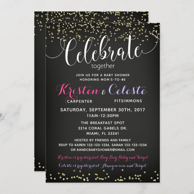 Bygge av en förening för barnstödsinbjudningar inbjudningar (Fram/baksida)