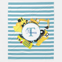 Bygge Lastbilar Blue Rand Monogram