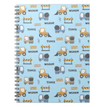 Bygge Lastbilar Mönster Blue