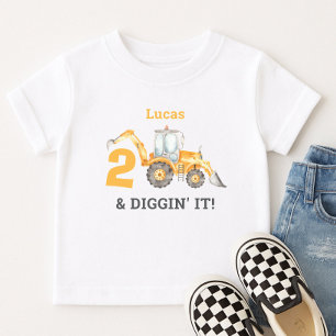 Bygge två och sex på födelsedagen Namn T Shirt