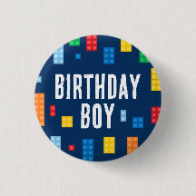 Bygger block Birthday Boy