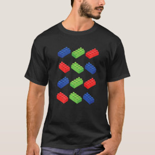 Bygger blockera grundstreck, grundstreck, grundstr t shirt