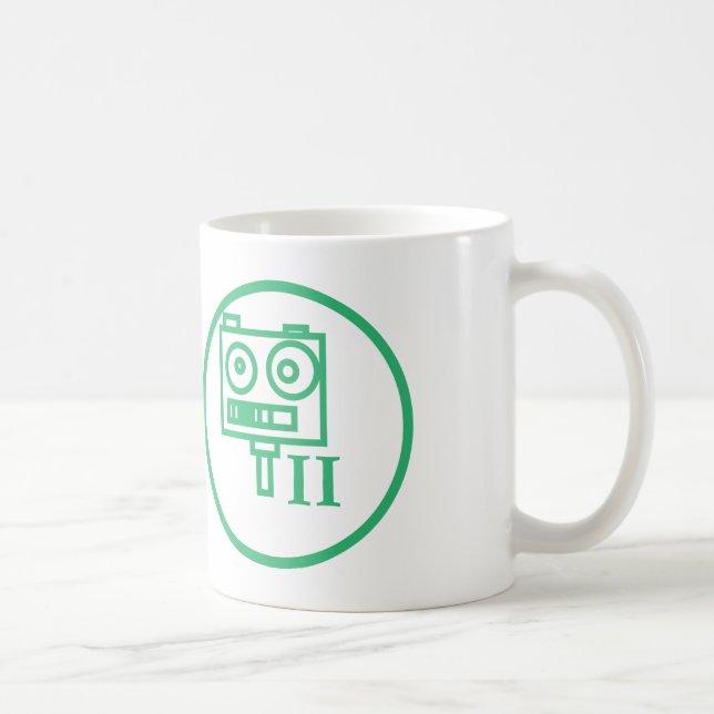 "Bygger jag det robot" emblem (JÄMNA II), Kaffemugg (Höger)