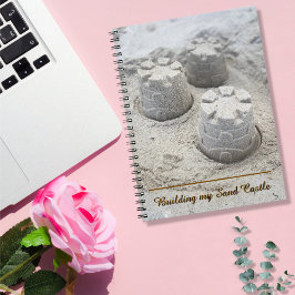 Bygger min Sand Castle Anteckningsbok