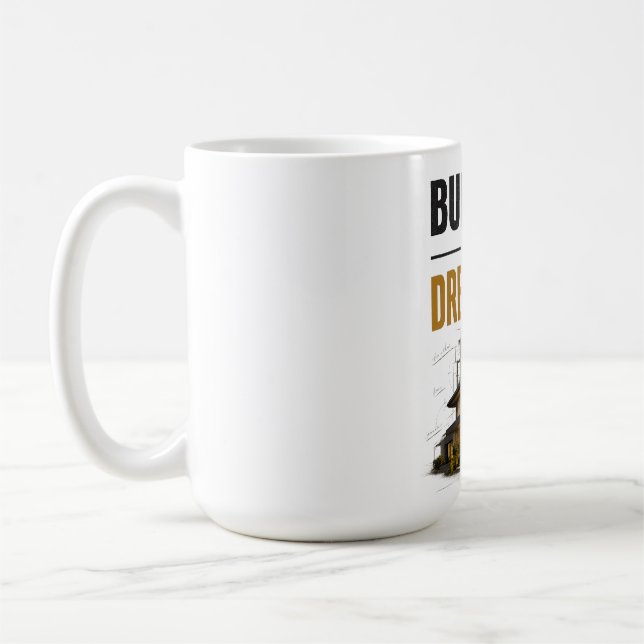 Bygger mitt drömliv – framsteg före perfektion kaffemugg (Vänster)