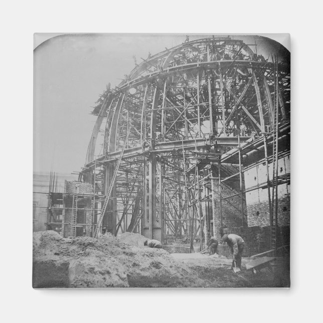 Bygget av British Museum Reading Magnet (Framsidan)