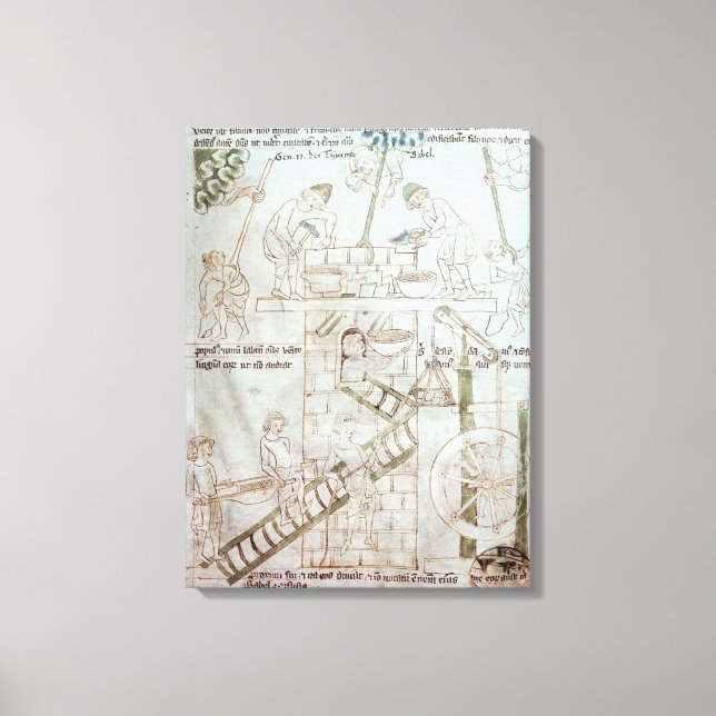 Bygget Torn i Babel Canvastryck (Framsida)