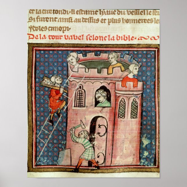 Bygget Torn i Babel Poster (Framsidan)