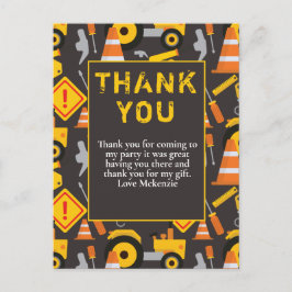 Byggfirande Födelsedagsfest Tack Vykort