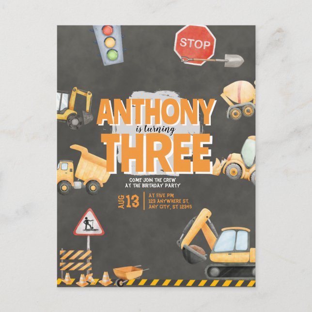 Byggfirande Inbjudan (Framsida)