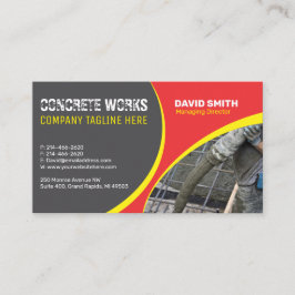 Byggföretag, Affärskort Visitkort