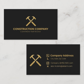 Byggföretag | Det moderna Affärskortet Visitkort