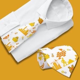 Byggherravälde Ingenjör Pappa Tie Slips